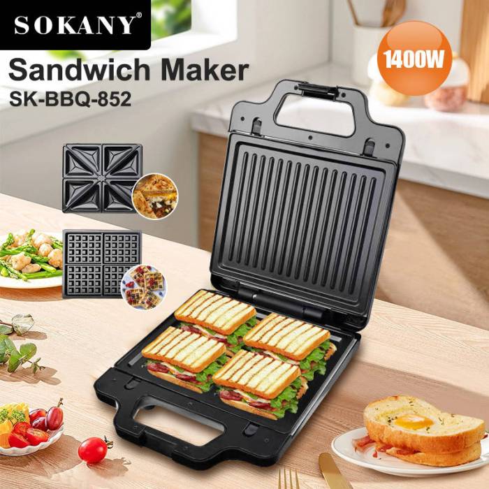 Мультипекарь SOKANY SK-BBQ-852