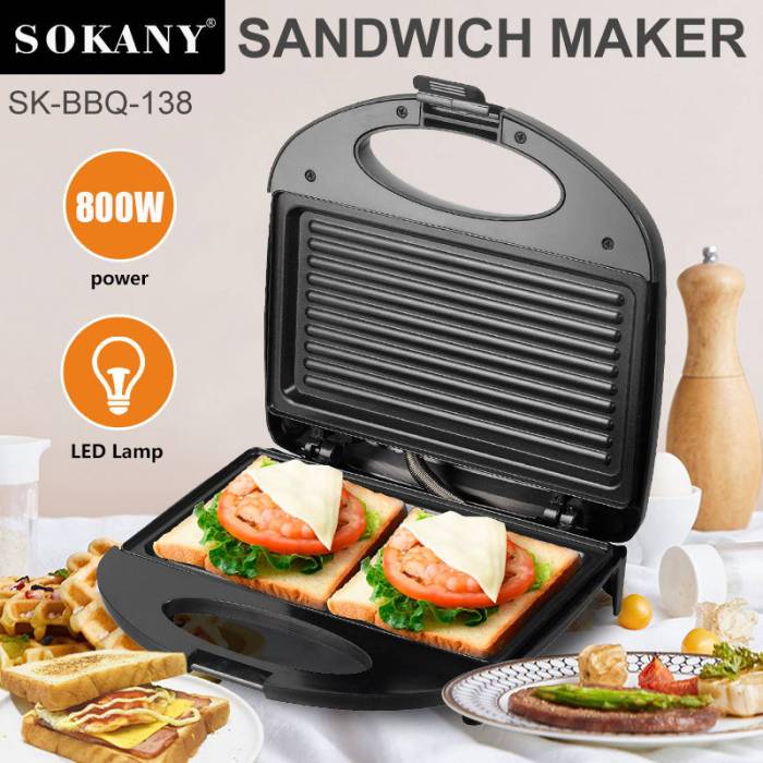 Бутербродница SOKANY SK-BBQ-138