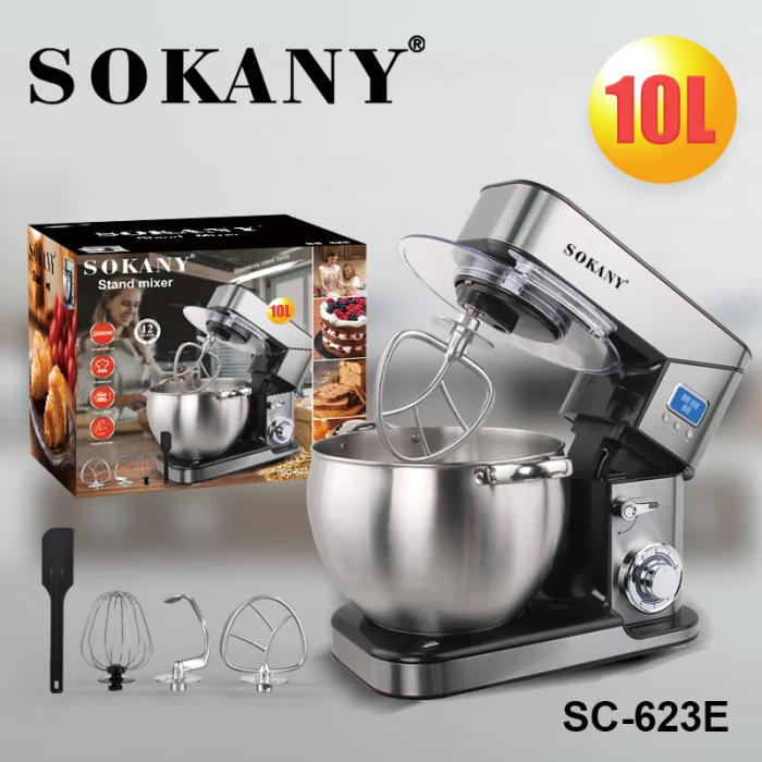 Стационарный миксер-тестомес SOKANY SC-623E