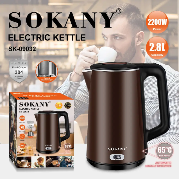 Электрочайник SOKANY SK-09032